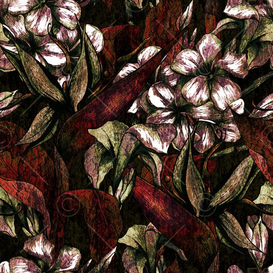 清新风印花华亿平台图片