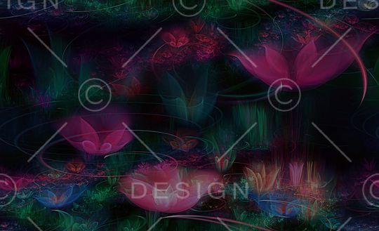 清新风印花华亿平台图片