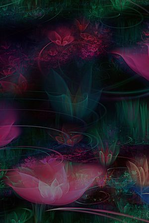 清新风印花华亿平台图片