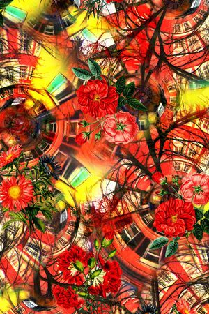 牡丹印花华亿平台图片