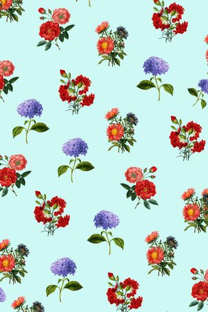 牵牛花印花华亿平台图片