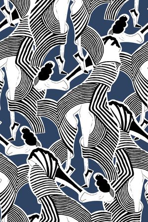 抽象纹理印花华亿平台图片