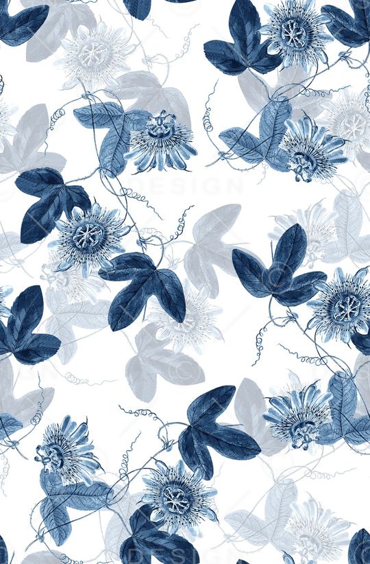 抽象花卉印花华亿平台图片