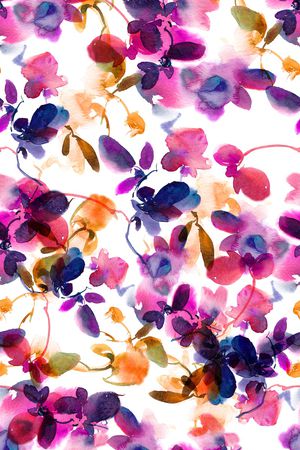 洋阳---花卉印花华亿平台图片