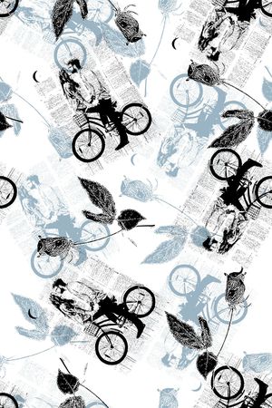 人物像印花华亿平台图片