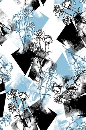 人物像印花华亿平台图片