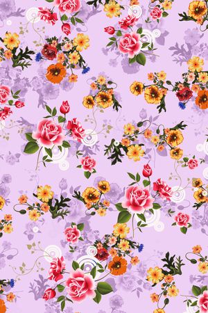 小碎花印花华亿平台图片