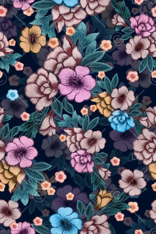 小碎花印花华亿平台图片