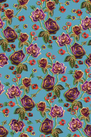 刺绣印花华亿平台图片