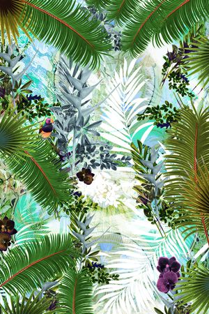 蓝天印花华亿平台图片