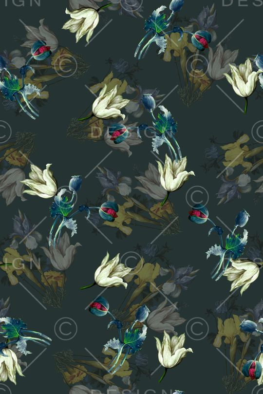 花朵印花华亿平台图片