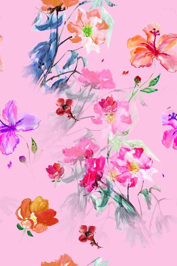 860763-水彩花-粉
