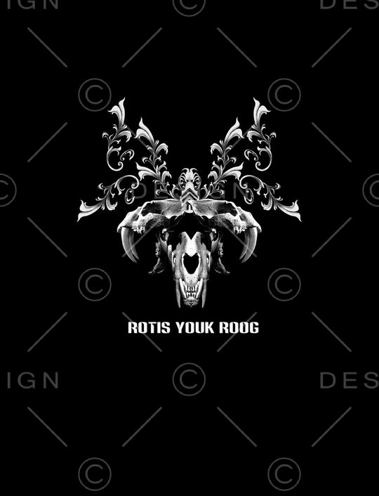 恐龙头骨印花华亿平台图片