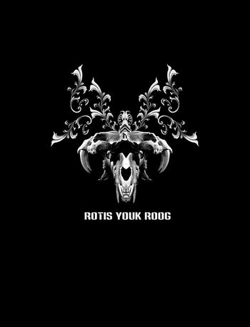 860810-D&G杜嘉版纳欧式花纹恐龙骷髅头