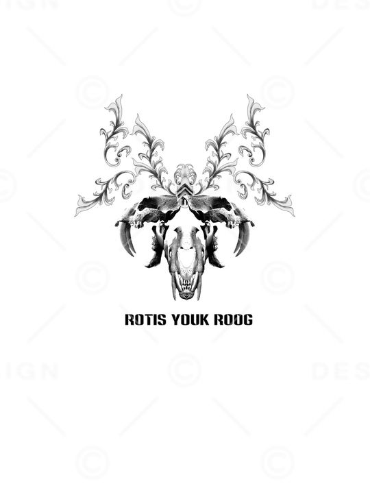 恐龙头骨印花华亿平台图片