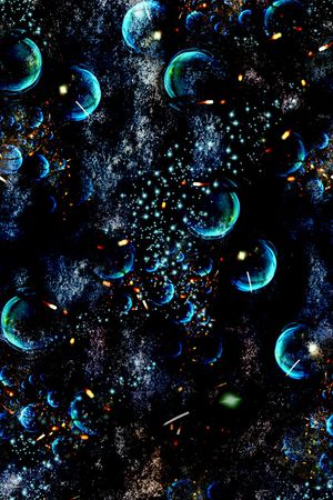 抽象炫彩印花华亿平台图片