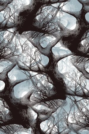 抽象纹理印花华亿平台图片