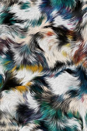 动物纹印花华亿平台图片