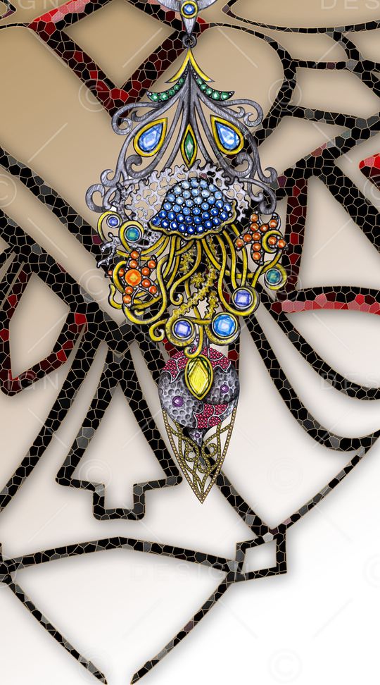 手绘印花华亿平台图片