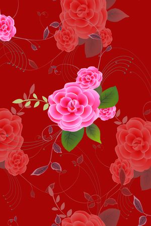 清新风印花华亿平台图片