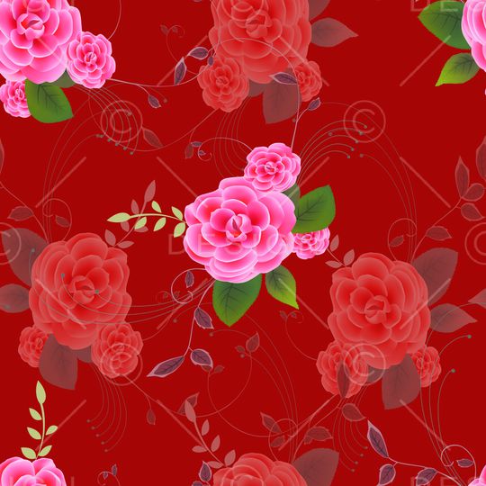 清新风印花华亿平台图片