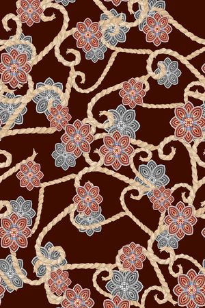 欧式印花华亿平台图片