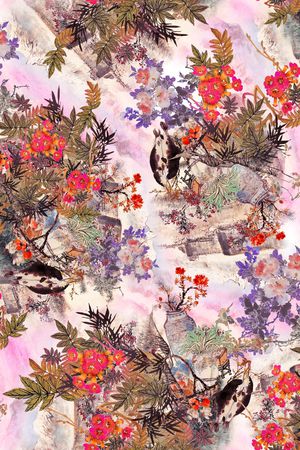 小花印花华亿平台图片