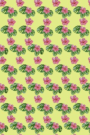 棕榈叶印花华亿平台图片