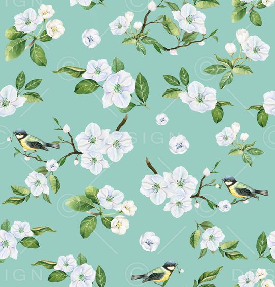 手绘花印花华亿平台图片