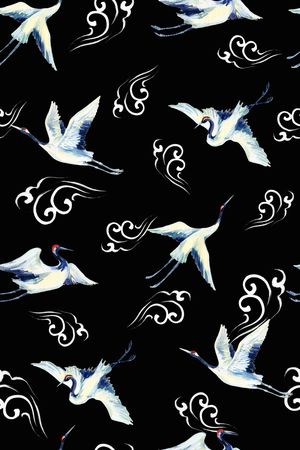 中国风印花华亿平台图片