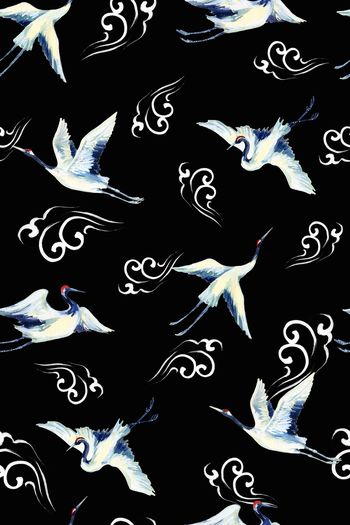 中国风印花华亿平台图片