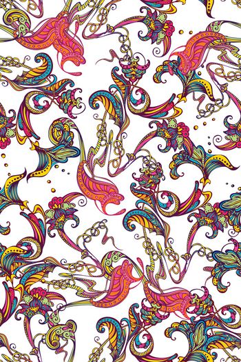 佩斯利印花华亿平台图片