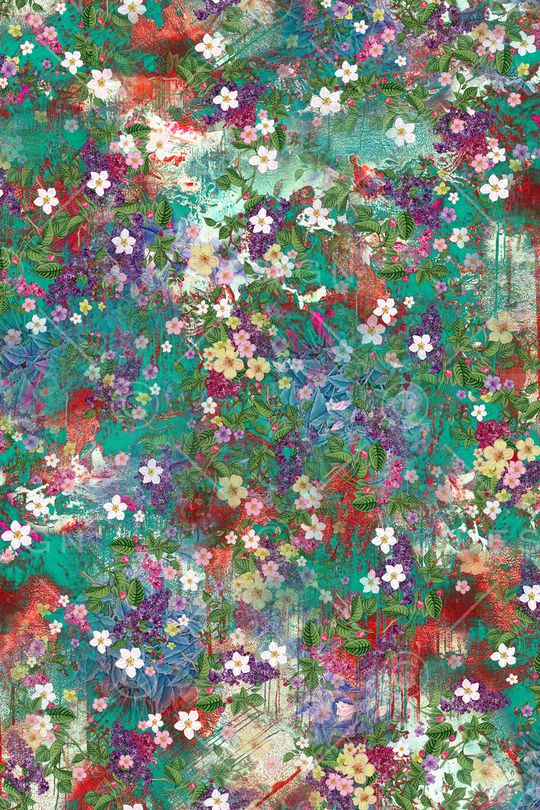 花朵印花华亿平台图片