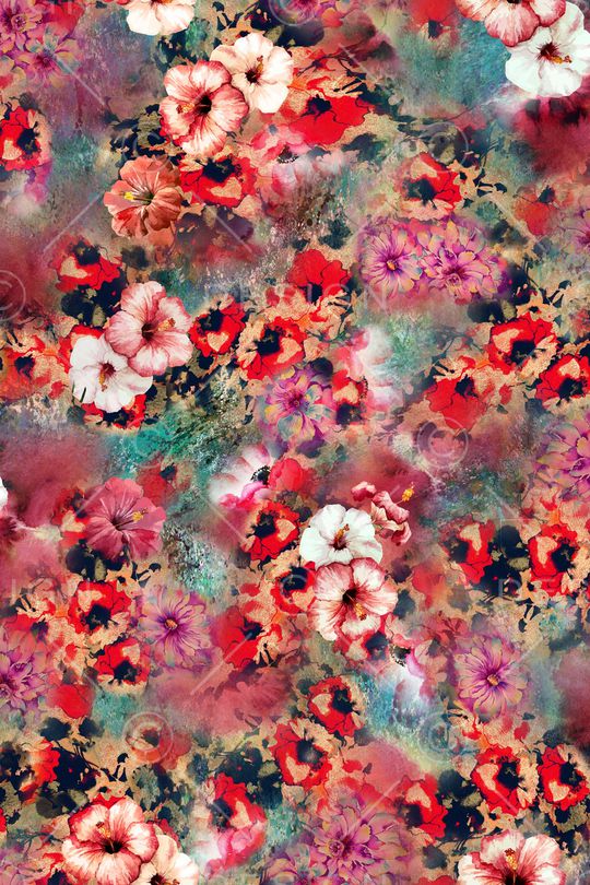 花朵印花华亿平台图片