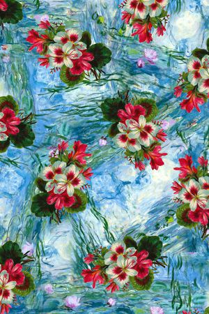 乱花印花华亿平台图片