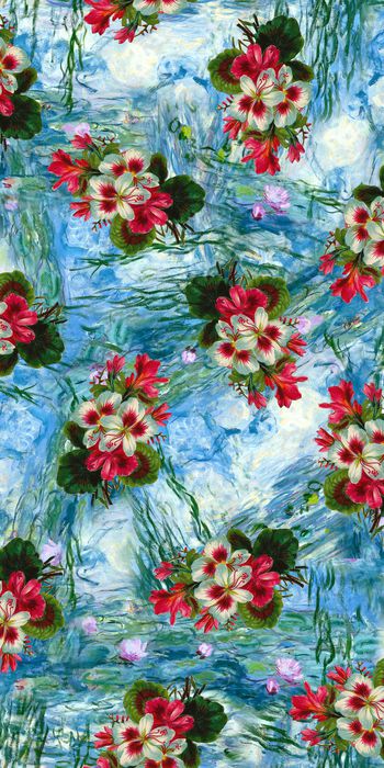 乱花印花华亿平台图片