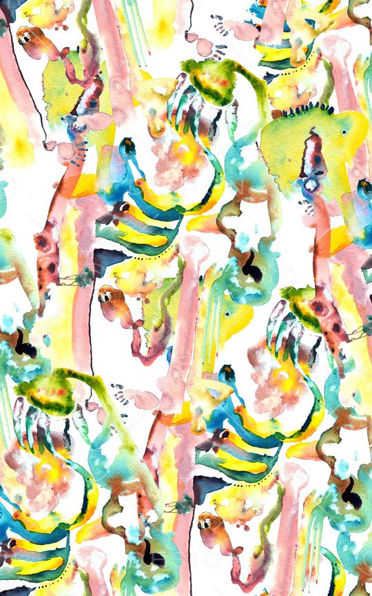 抽象印花华亿平台图片