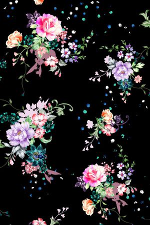 小碎花印花华亿平台图片