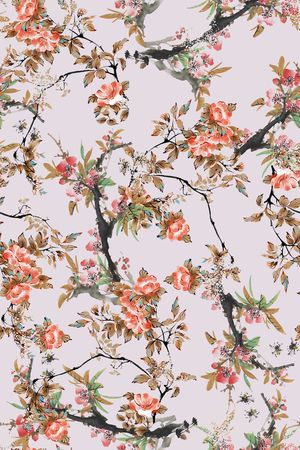 中国风印花华亿平台图片