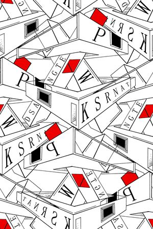 几何印花华亿平台图片