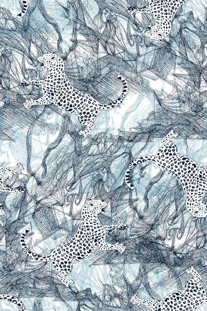 抽象纹理印花华亿平台图片