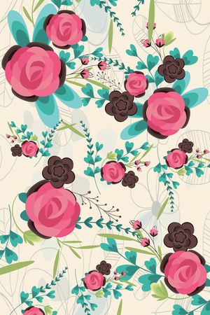 花朵印花华亿平台图片