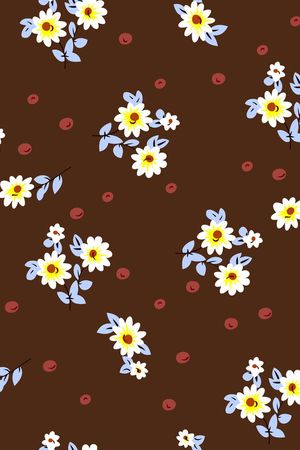 小碎花印花华亿平台图片