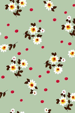 小碎花印花华亿平台图片