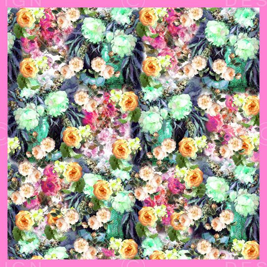 花朵印花华亿平台图片