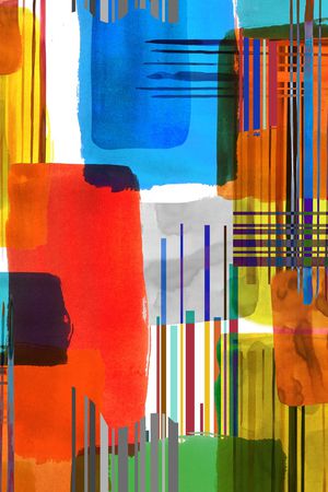 抽象印花华亿平台图片