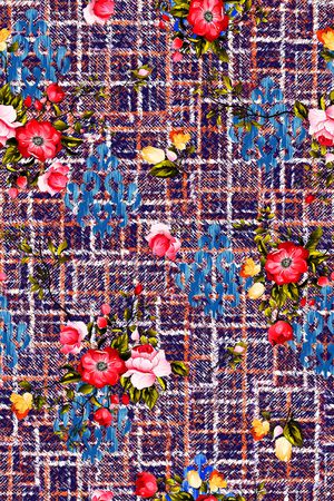 手绘印花华亿平台图片