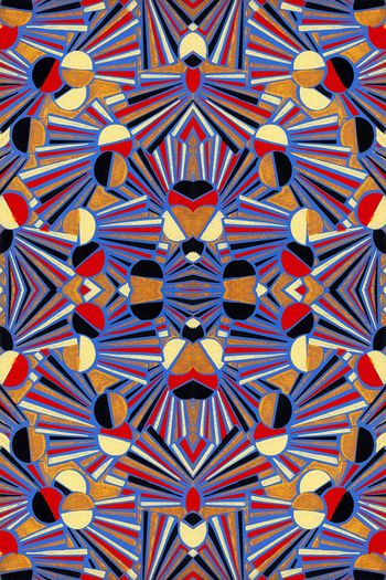 几何印花华亿平台图片