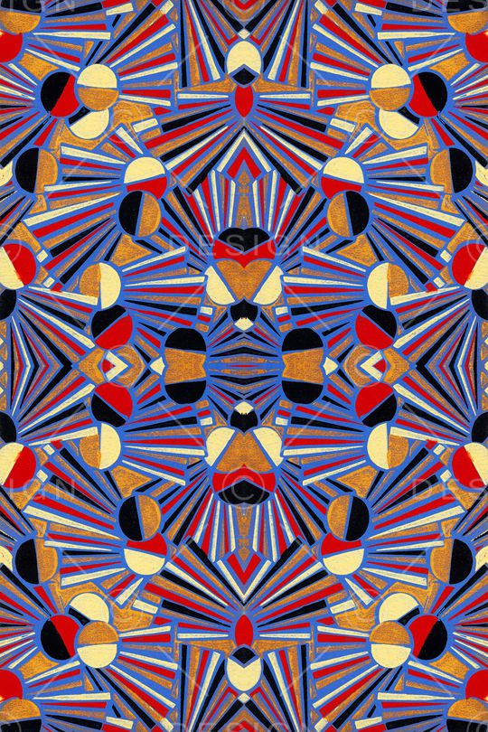 几何印花华亿平台图片