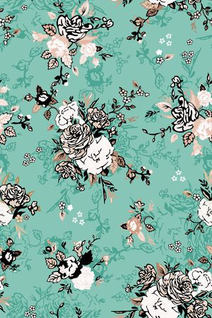 玫瑰印花华亿平台图片